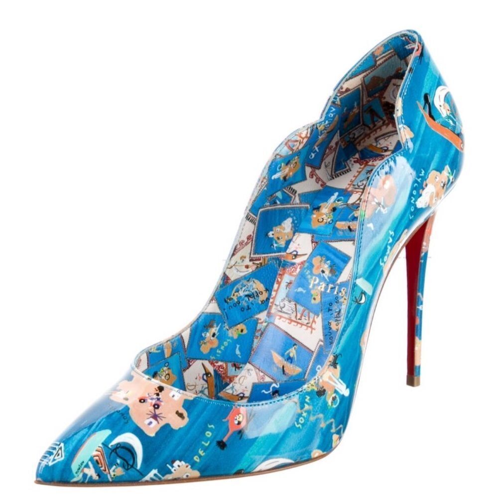 Christian Louboutin Printed Pumps - Picture 3 of 7